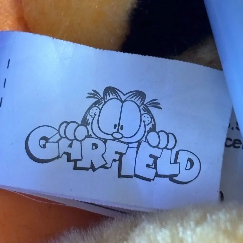 Vintage Garfield PJ Pookie Slippers Bedtime 16